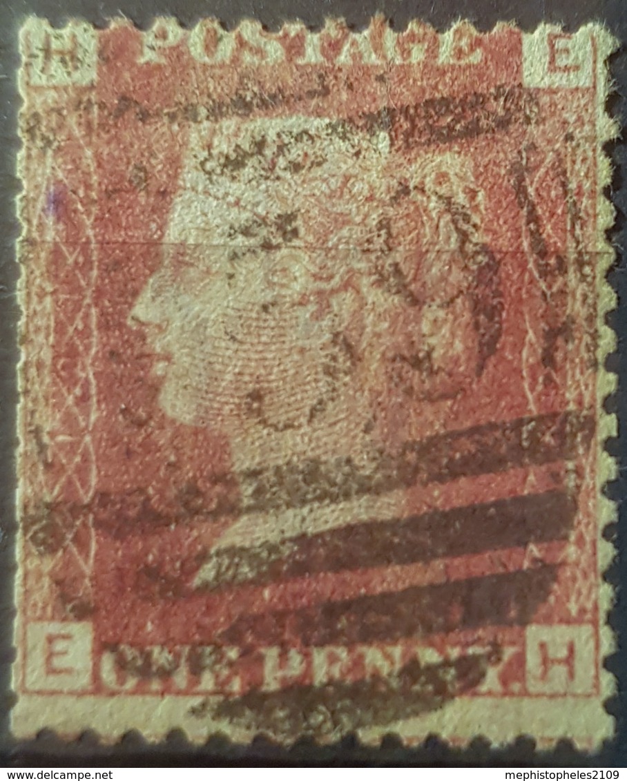 GREAT BRITAIN - Canceled Penny Red - Plate 121 - Sc# 33, SG# 43 - Queen Victoria 1p - Gebruikt