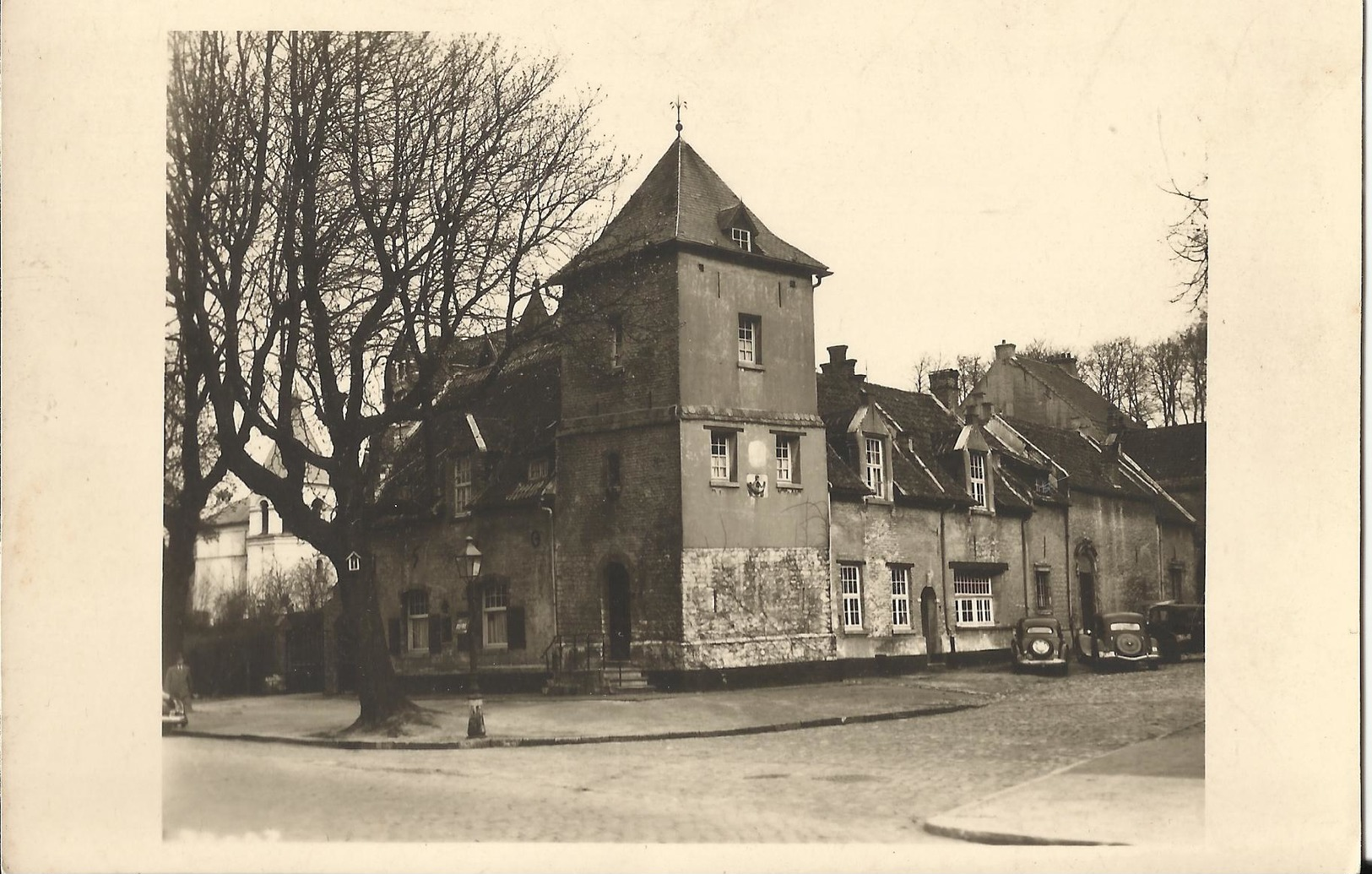 UCCLE - UKKEL - Chemin Du Crabbegat, Angle Avenue De Fré - Photo Originale Années 30 - Format 15,5 X 10 Cm - Autres & Non Classés