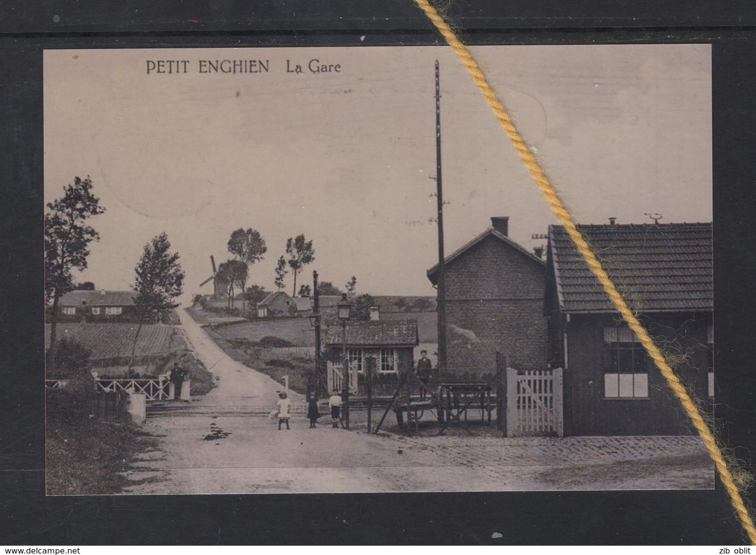 REPRODUCTION PETIT ENGHIEN EDINGEN GARE   HAINAUT - Other & Unclassified