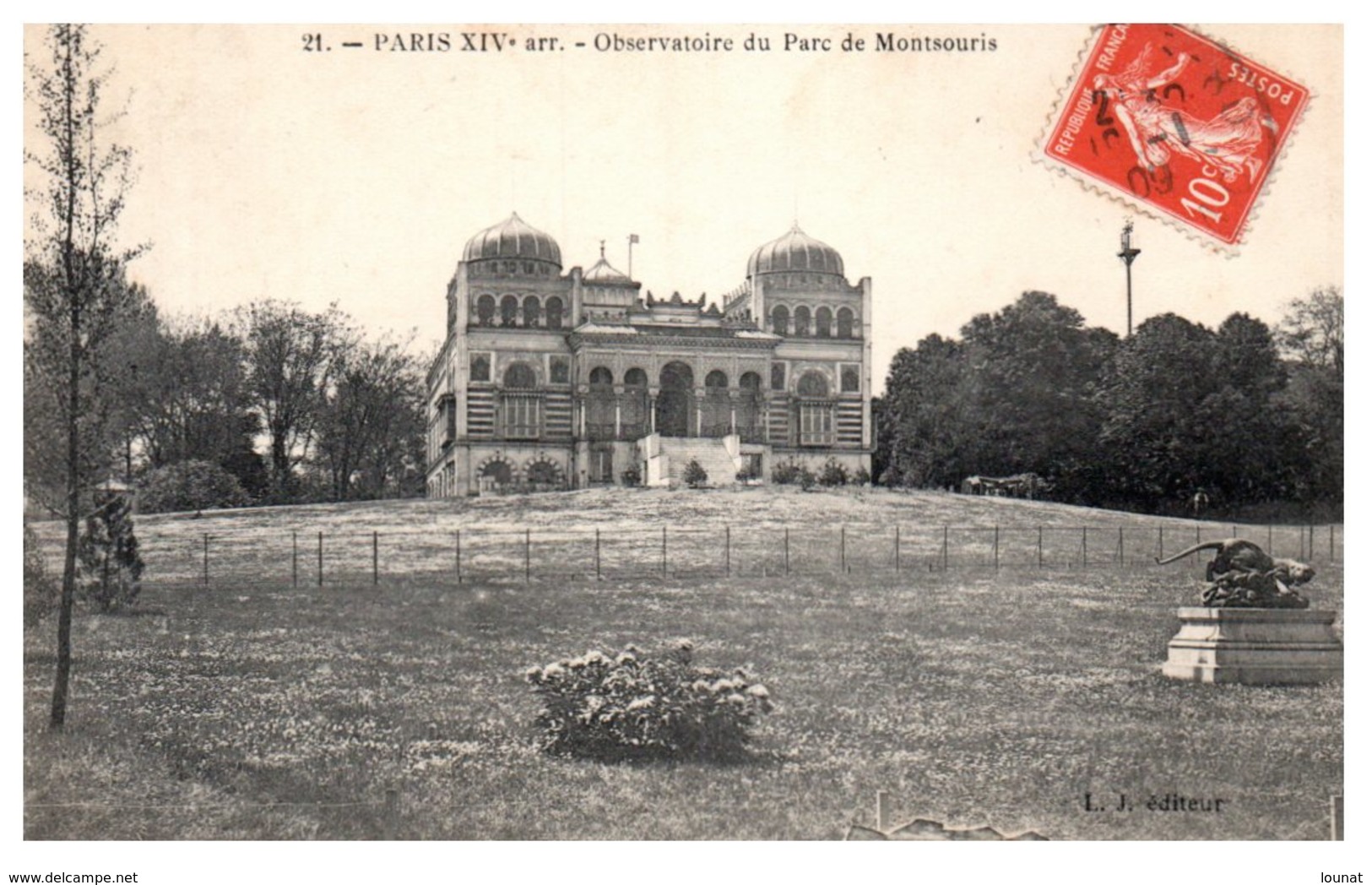 75 Paris - 14 ème - Observatoire Du Parc De Montsouris - Arrondissement: 14