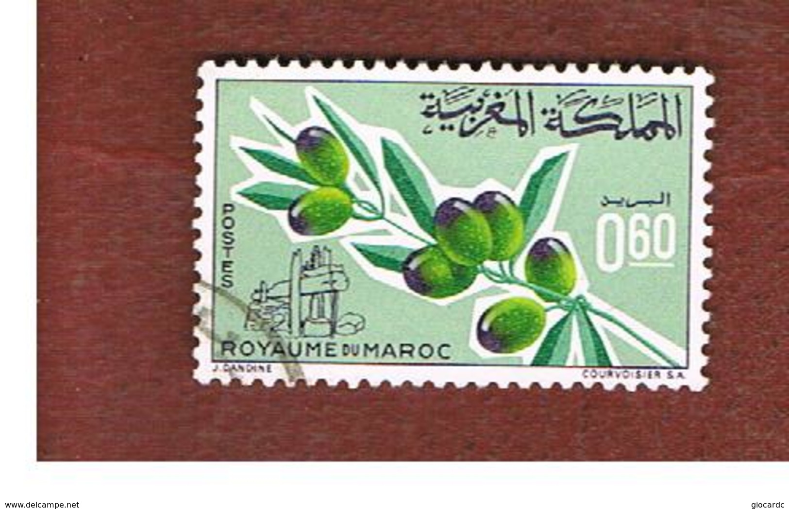 MAROCCO (MOROCCO)  -  SG 189  -   1966 OLIVES - USED ° - Marocco (1956-...)