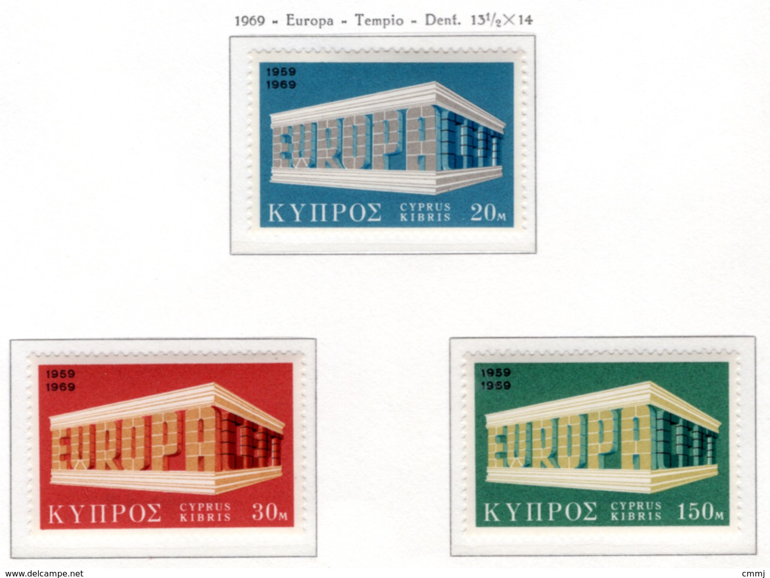 1969 - CIPRO  - Mi. Nr. 318/321 -  NH -  (UP121.33) - Nuovi