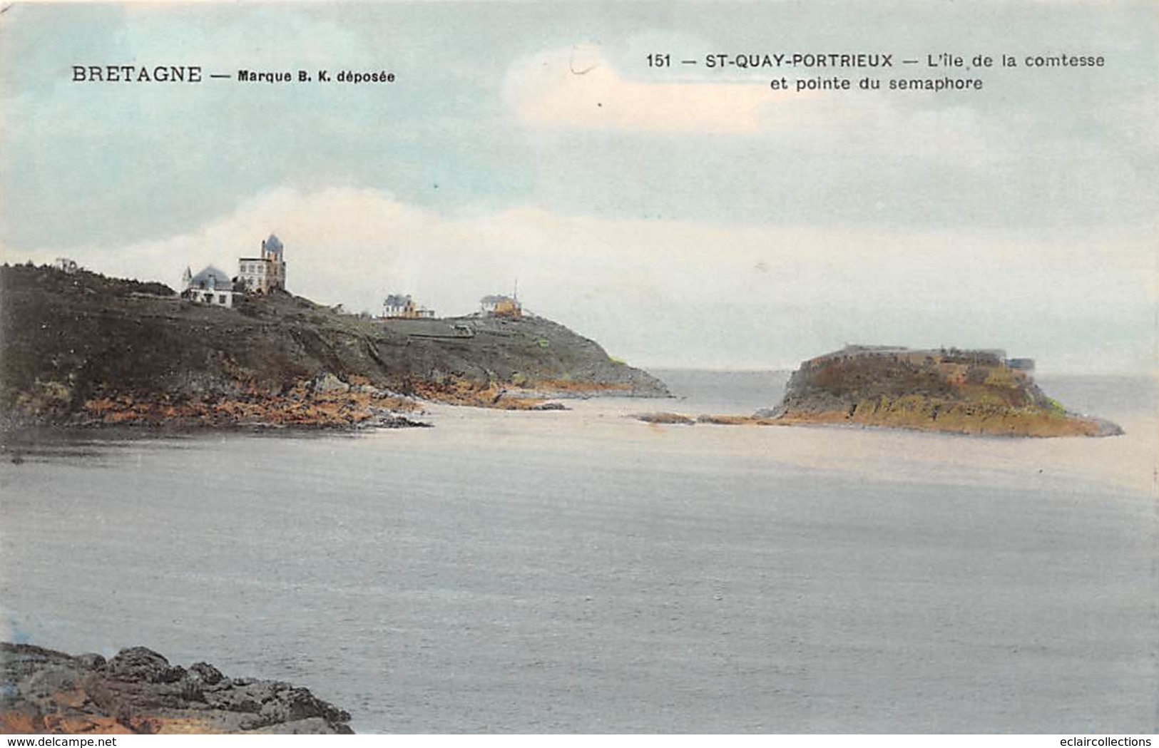 Saint Quay Portrieux       22        L’île De La Comtesse Et Pointe Du Sémaphore        (voir Scan) - Saint-Quay-Portrieux