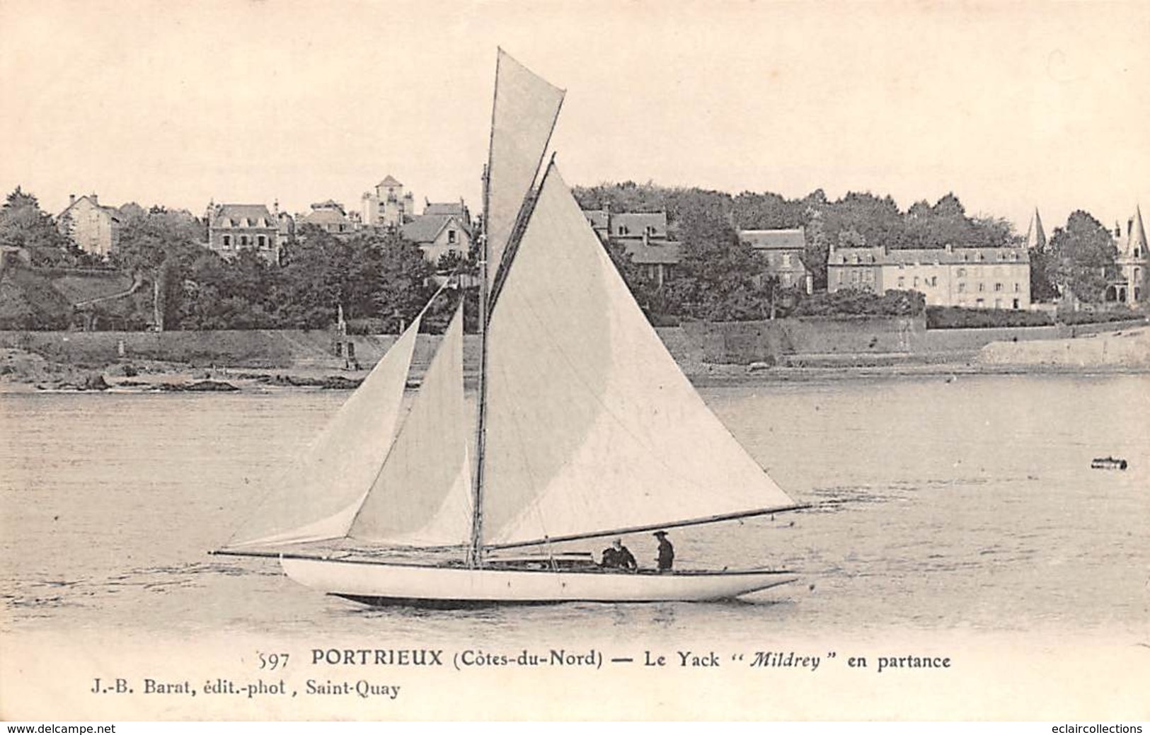 Saint Quay Portrieux       22        Le  Yack Le Mildrey En Partance      (voir Scan) - Saint-Quay-Portrieux