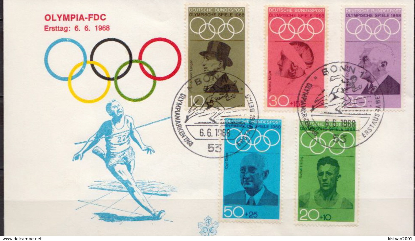 Germany Set On FDC From 1968 - Summer 1972: Munich