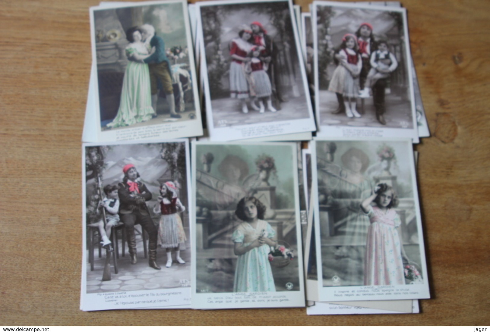 Lot De 20 Cartes Postales Anciennes Dite Fantaisie Belle Serie    Lot 2 - Autres & Non Classés