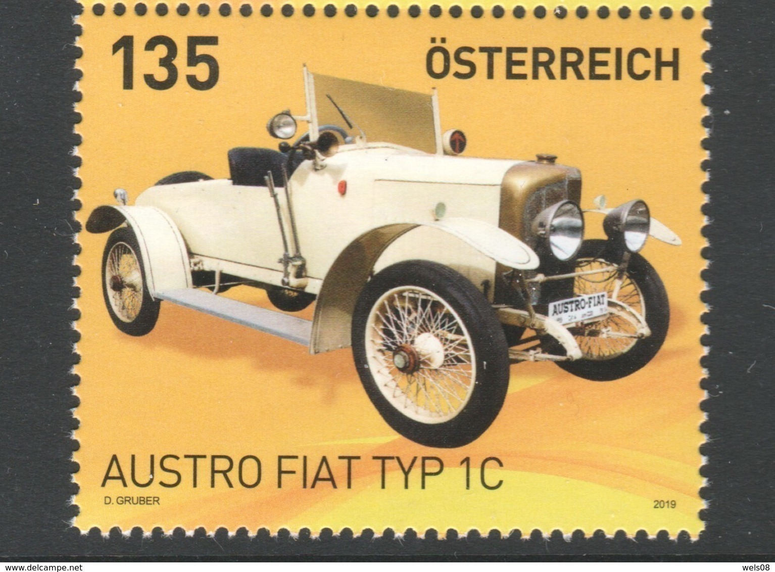 Österreich 2019: "Austro Fiat Typ 1C" Postfrisch - Ungebraucht