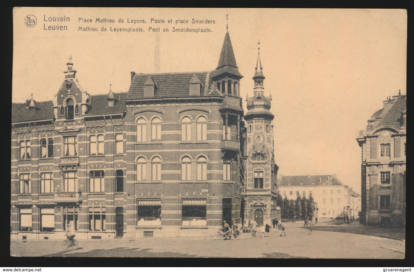 LEUVEN  MATHIEU DE LAYENPLAATS , POST EN SMOLDERSPLAATS - Leuven