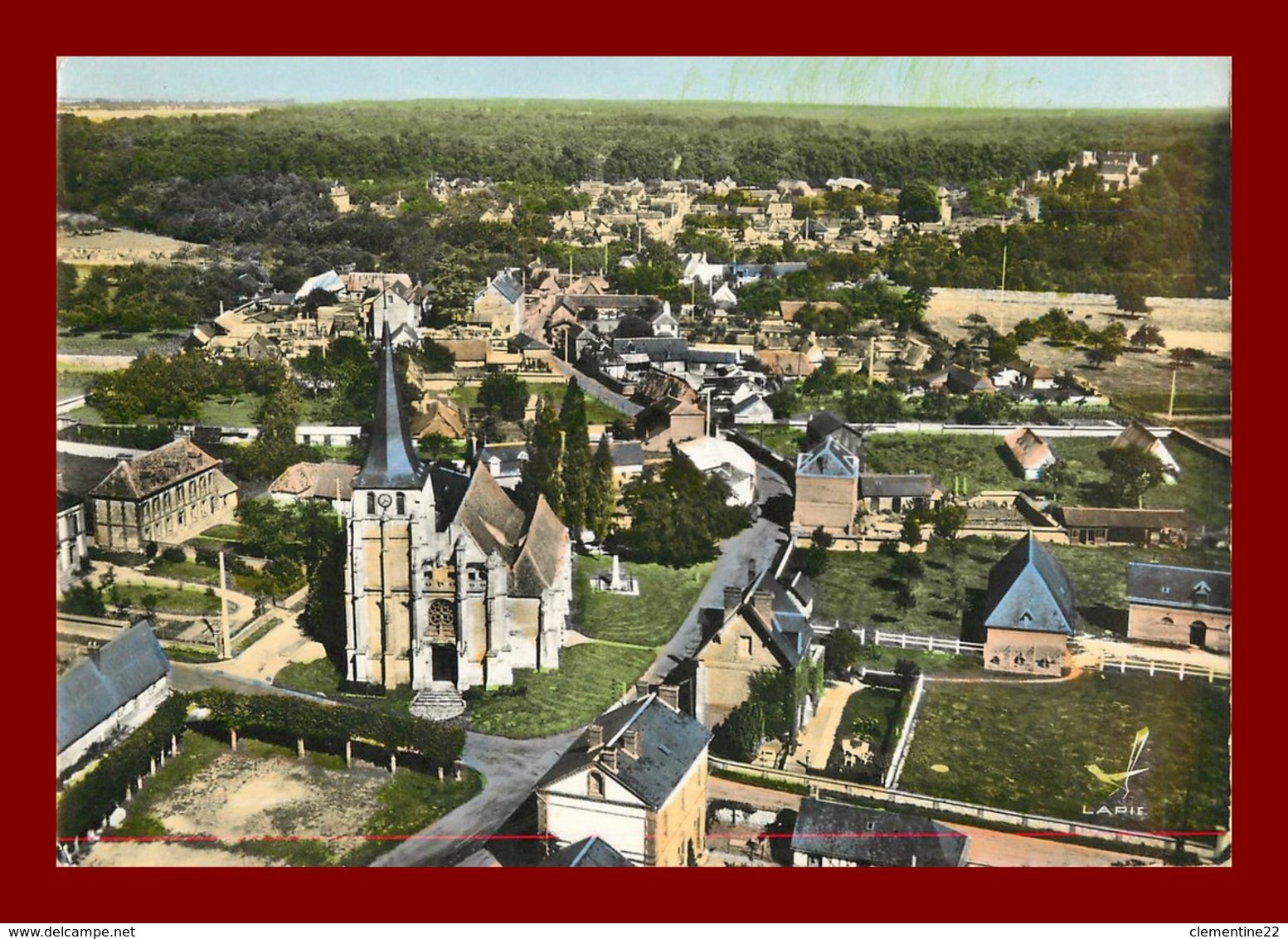 Saint Aubin D'ecrosville * Vue Générale  * Scan Recto Et Verso - Saint-Aubin-d'Ecrosville