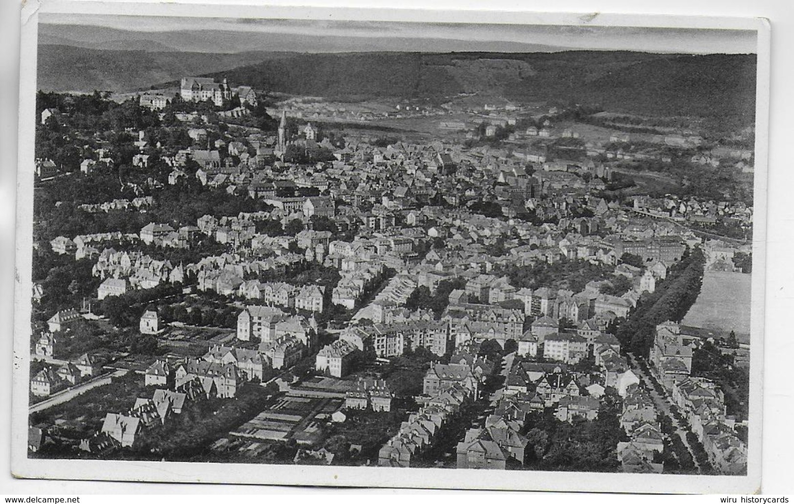 AK 0303  Marburg ( Lahn ) Mit Südviertel - Fliegeraufnahme Um 1940 - Marburg