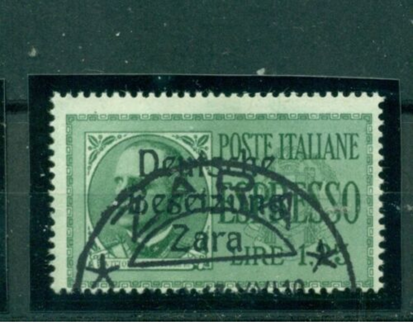 Zara, Aufdruck Auf Italienischen Marken, Nr. 37 Gestempelt - Besetzungen 1938-45