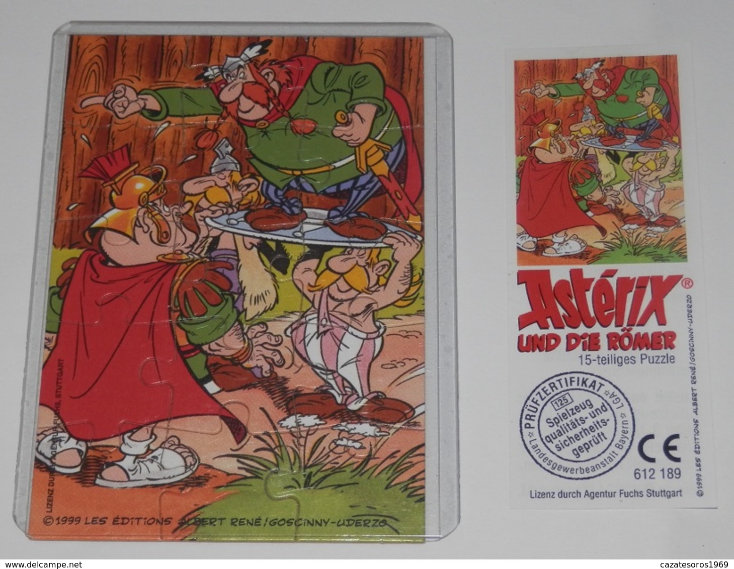 PUZZLE  KINDER SUPRISE   DE LE SERIE ASTERIX - Puzzles