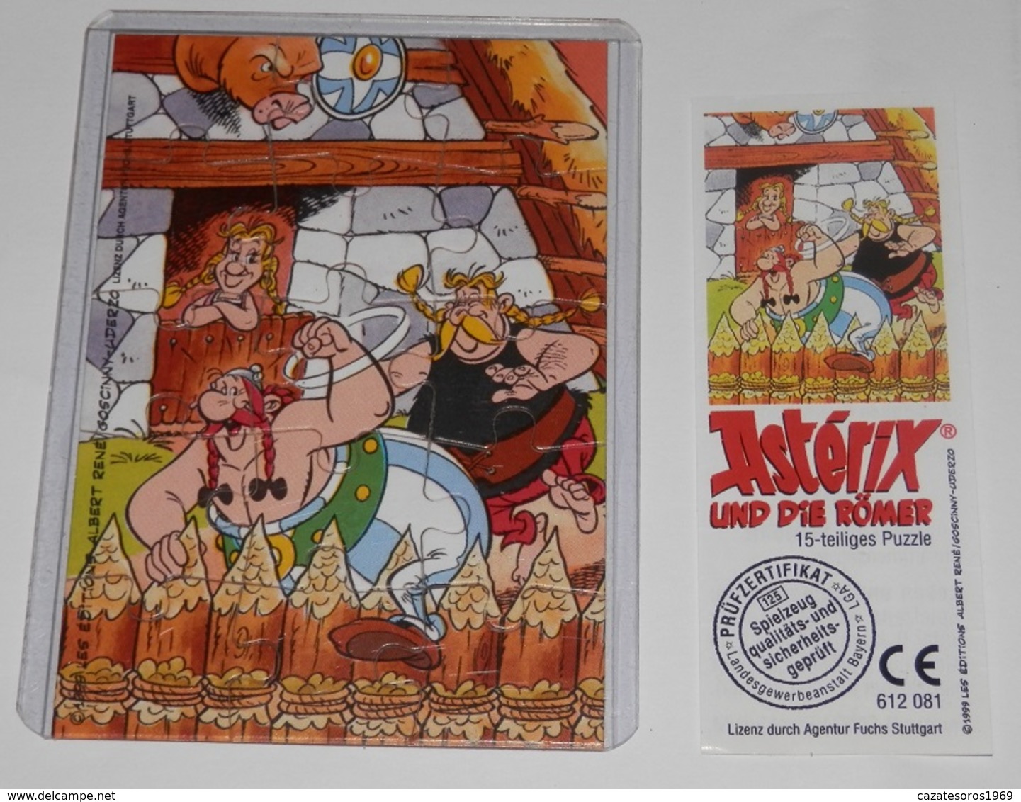 PUZZLE  KINDER SUPRISE   DE LE SERIE ASTERIX - Puzzles