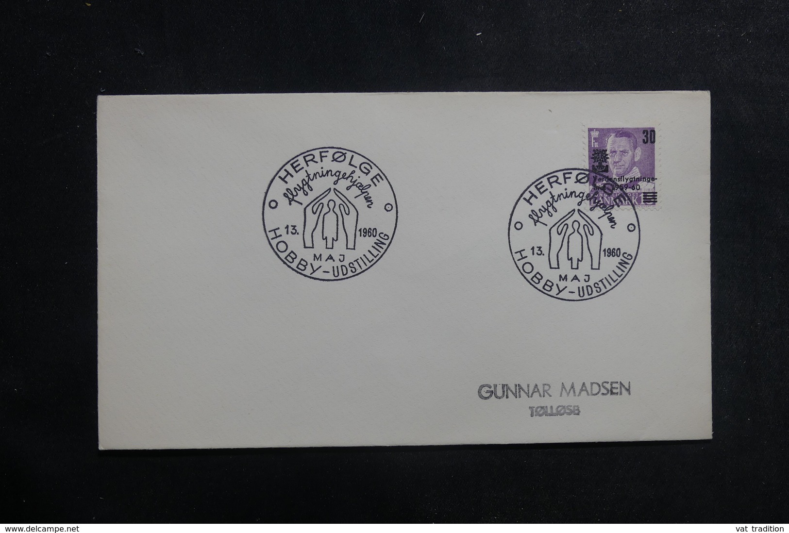 DANEMARK - Oblitération  Temporaire Sur Enveloppe En 1960, Affranchissement Plaisant ( Surchargé ) - L 39923 - Lettres & Documents