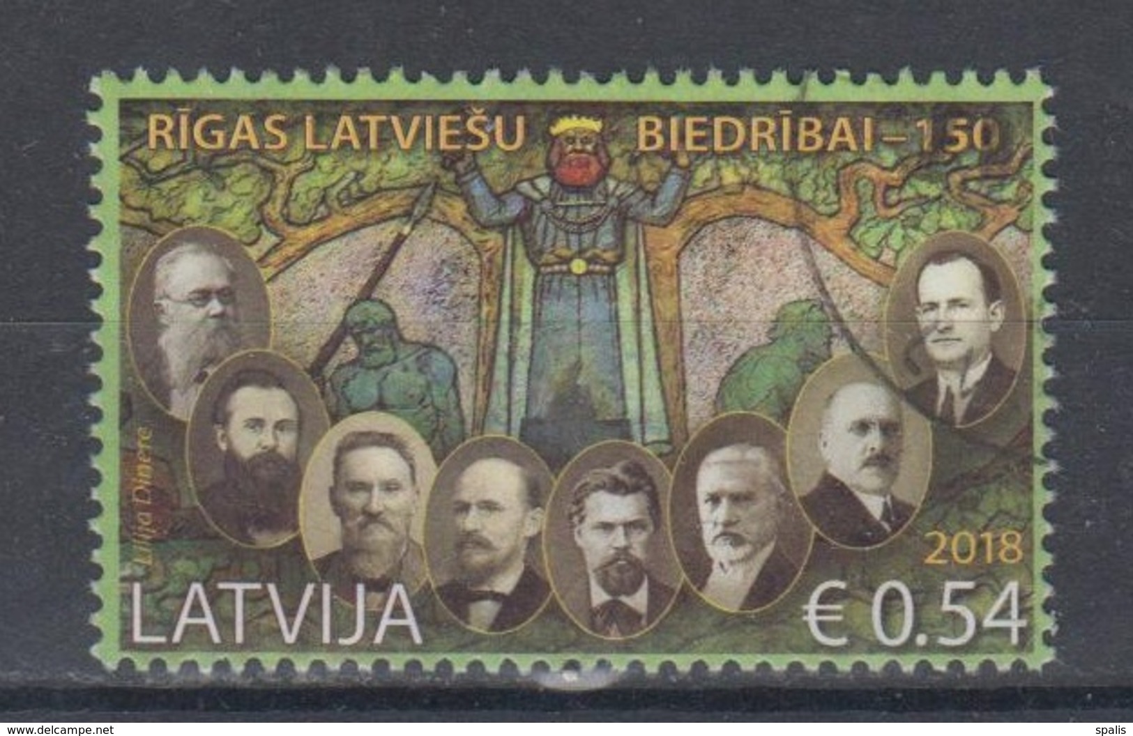 Latvia 2018 Mi 1057 Used - Letonia