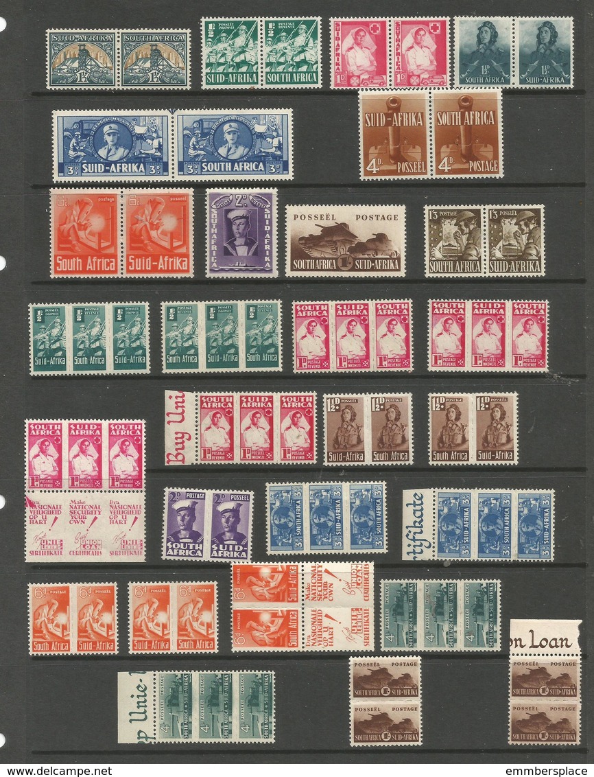 South Africa - 1941-2 Bilinguals Collection MNH ** - Unused Stamps