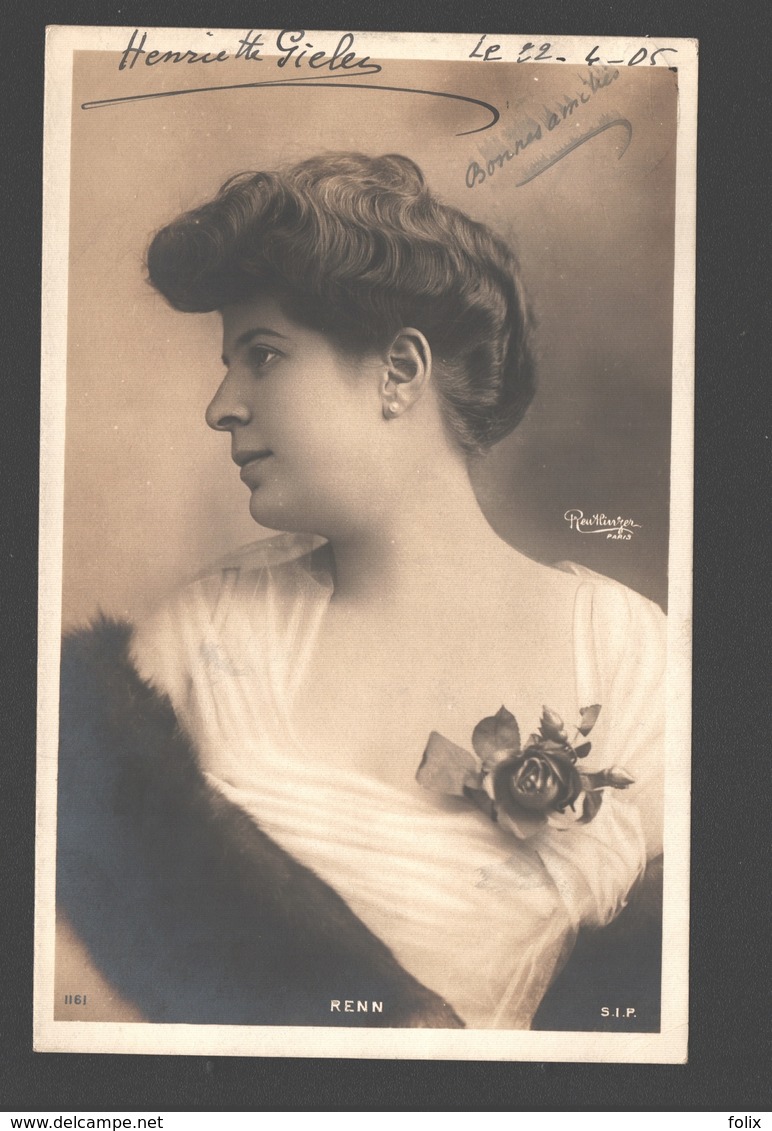 Actress / Actrice Léo Renn - 1905 - Photo Card - Entertainers