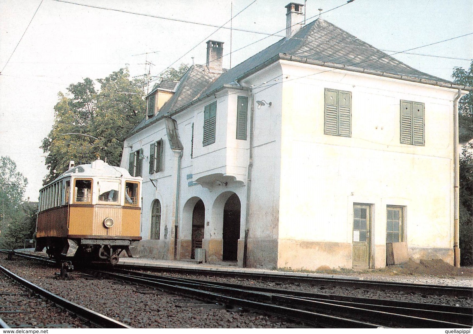 09432 "FERROVIA DEL RENON-STAZIONE DI SOPRA BOLZANO-MOTRICE 11 DEL 1908/1986" CART NON SPD - Eisenbahnen