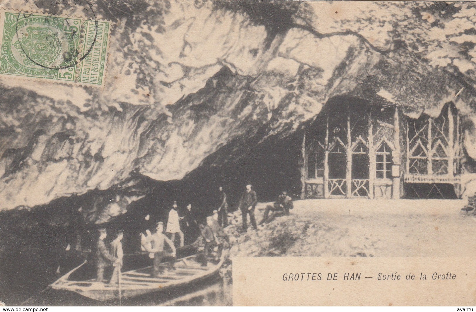 HAN SUR LESSE / GROTTES / SORTIE DE LA GROTTE - Rochefort