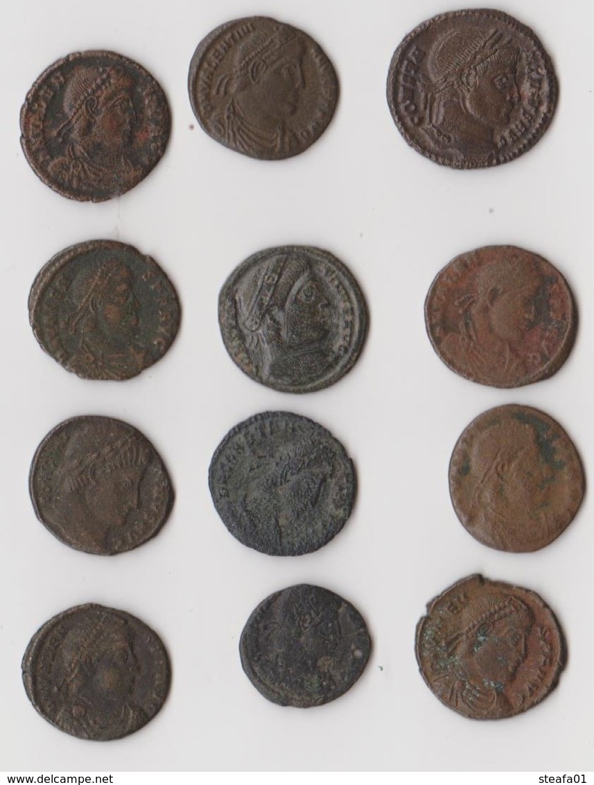 LOT Van 12 Romeinse Munten, 307-363 AD!!! - The Christian Empire (307 AD To 363 AD)