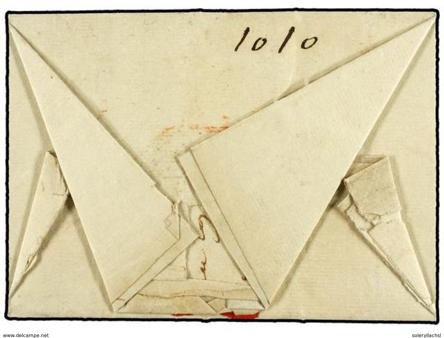 BOLIVIA. 1810 (26 Mayo). POTOSÍ A BUENOS AIRES. Carta Completa Con Texto, Marcas POTOSI Y FRANCA (nº 2 Y 7) En Rojo. - Other & Unclassified