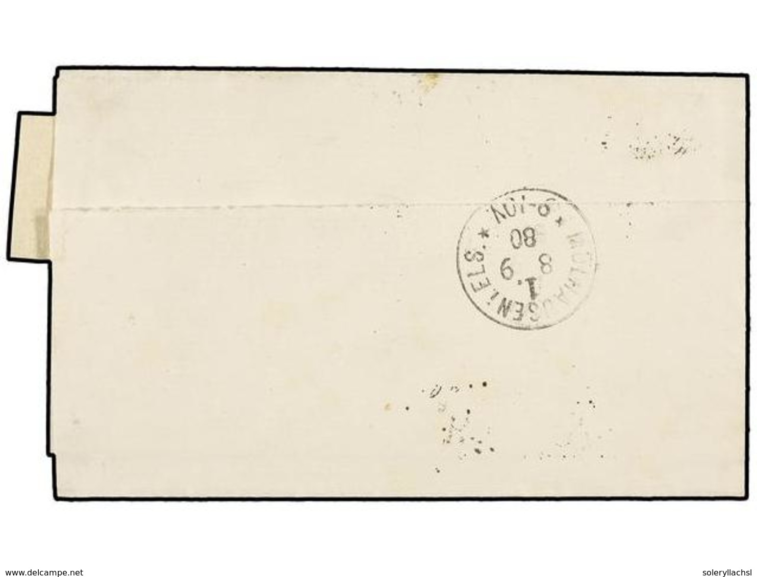 CHINA. 1880. SHAG-HAI To MULHOUSE (Alsace, Germany). Wrapper Circulated With Two 4 Cts. Lilac French Stamp (one With Tea - Other & Unclassified