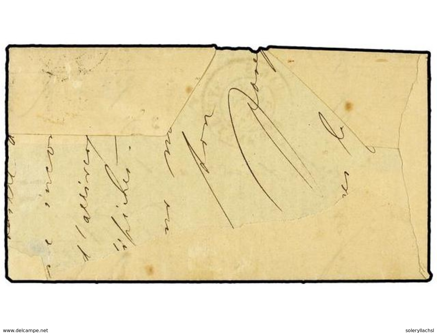 FRANCIA. 1871 (Jan. 20). PARIS To TRIESTE (Austria). BALLOON "LE GENERAL DAUMESNIL". Envelope (large Part Of Back Missin - Other & Unclassified