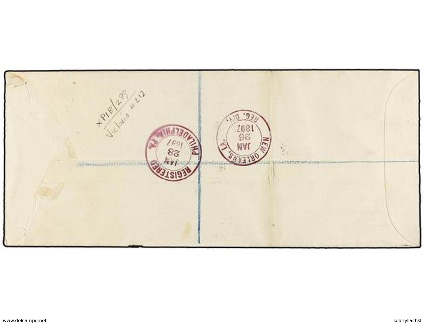 HONDURAS BRITANICA. Sg.50. 1897. BELIZE To PHILADELPHIA. Large Envelope O.H.M.S. Franked With 15 On 6 On 3 Cents Blue St - Otros & Sin Clasificación