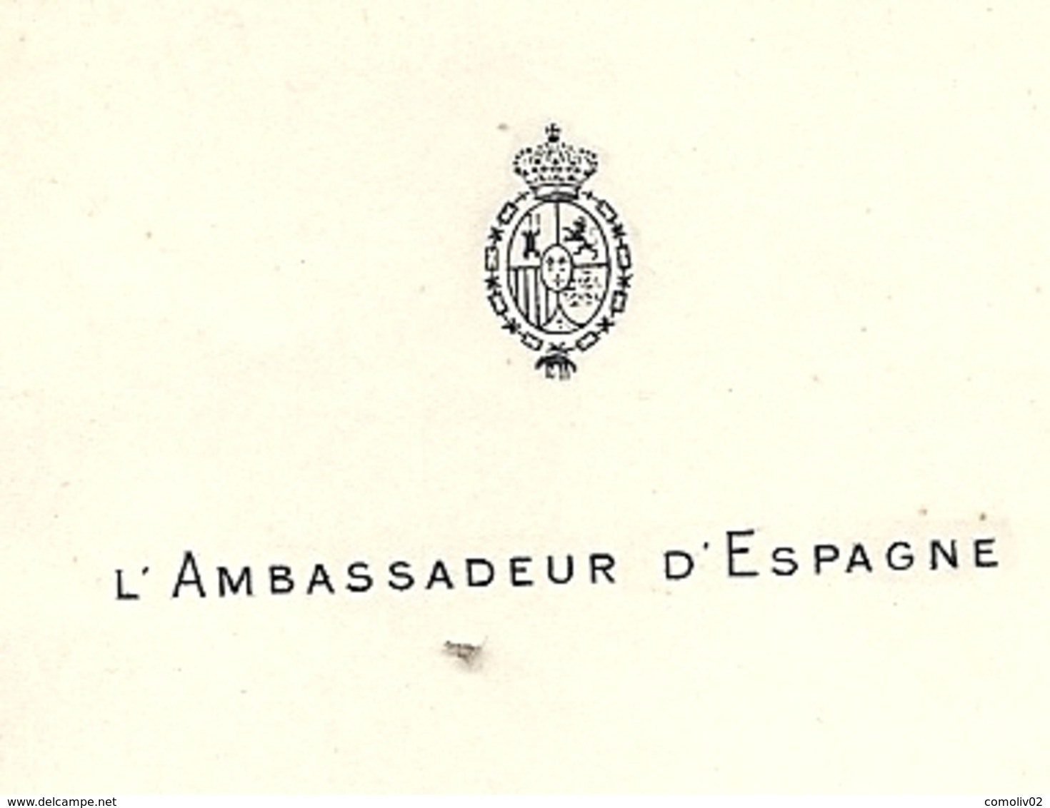 WW1 -Ambassade D'espagne - Bureau De Renseignement Sur Les Prisonniers De Guerre. VOIR TEXTE. 1916 - 1. Weltkrieg 1914-1918