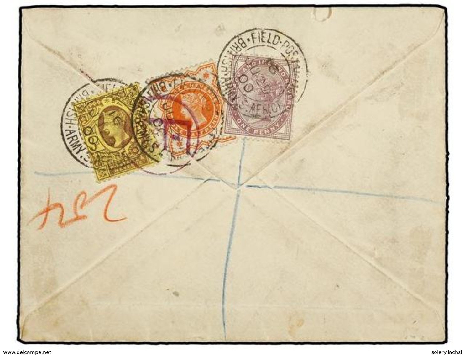 AFRICA DEL SUR: INGLESA. 1900. ORANGE To LONDON. Registered Cover With Mixed Franking With ORANGE FREE STATE + GB. Field - Other & Unclassified