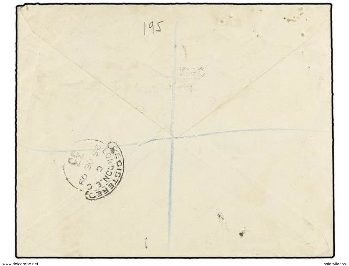 NIGERIA. Sg.31. 1909. SOUTHERN NIGERIA. LAGOS To GERMANY. 10 Sh. Purple, Green On Yellow On Registered Cover, Arrival On - Otros & Sin Clasificación