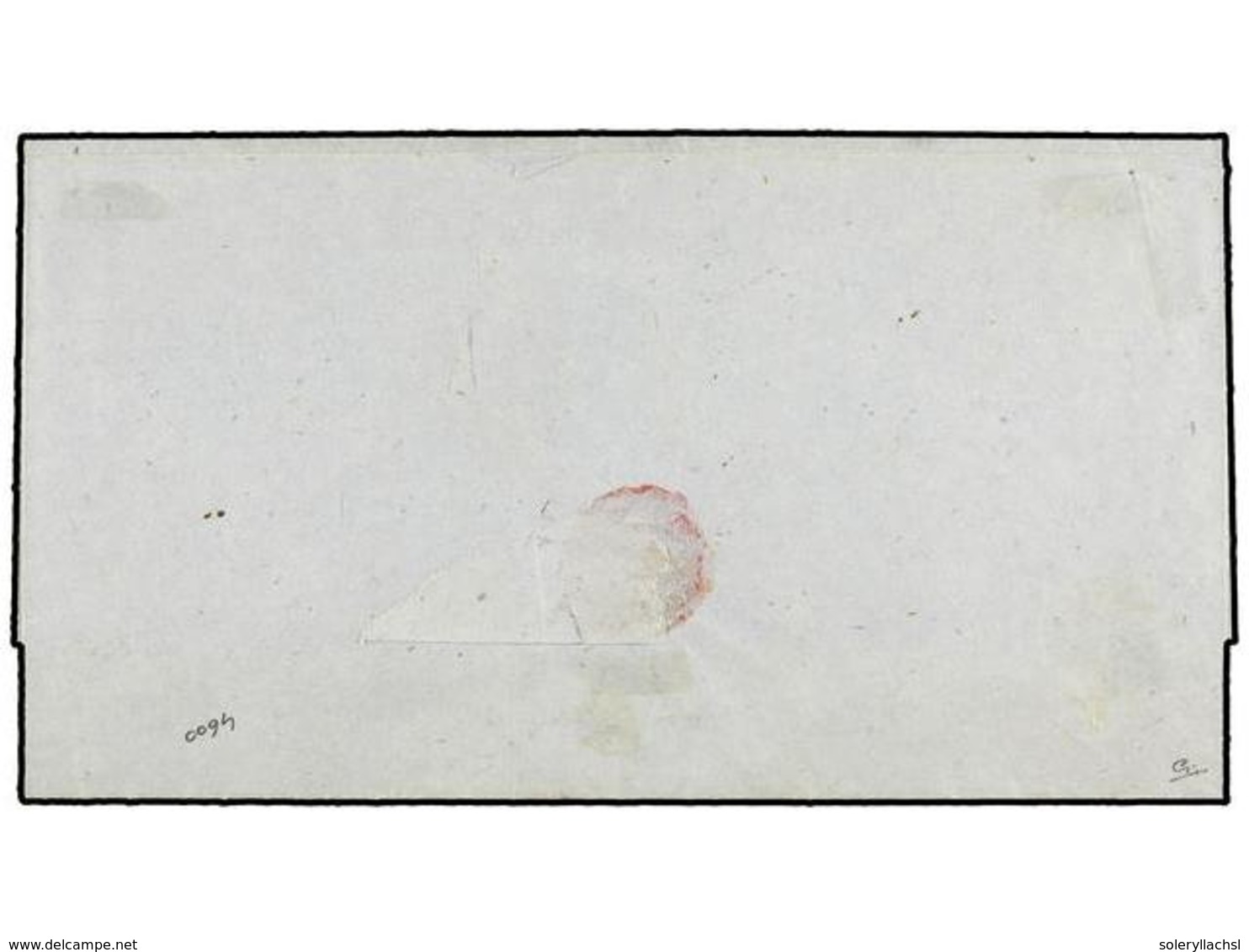 MEXICO. Sc.9c. (1861 CA). GUANAJUATO. Cover To GUANAJUATO Franked By Quadrisected 1861 4 R. Black On Yellow Tied By Rare - Autres & Non Classés