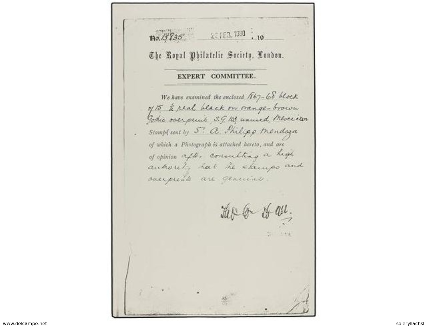 MEXICO. Sc.35. 1867. SOBRECARGADOS "MEXICO" EN CARÁCTERES GÓTICOS. 1/2 Real Negro S. Anteado. Bloque De Nueve, Esquina S - Autres & Non Classés