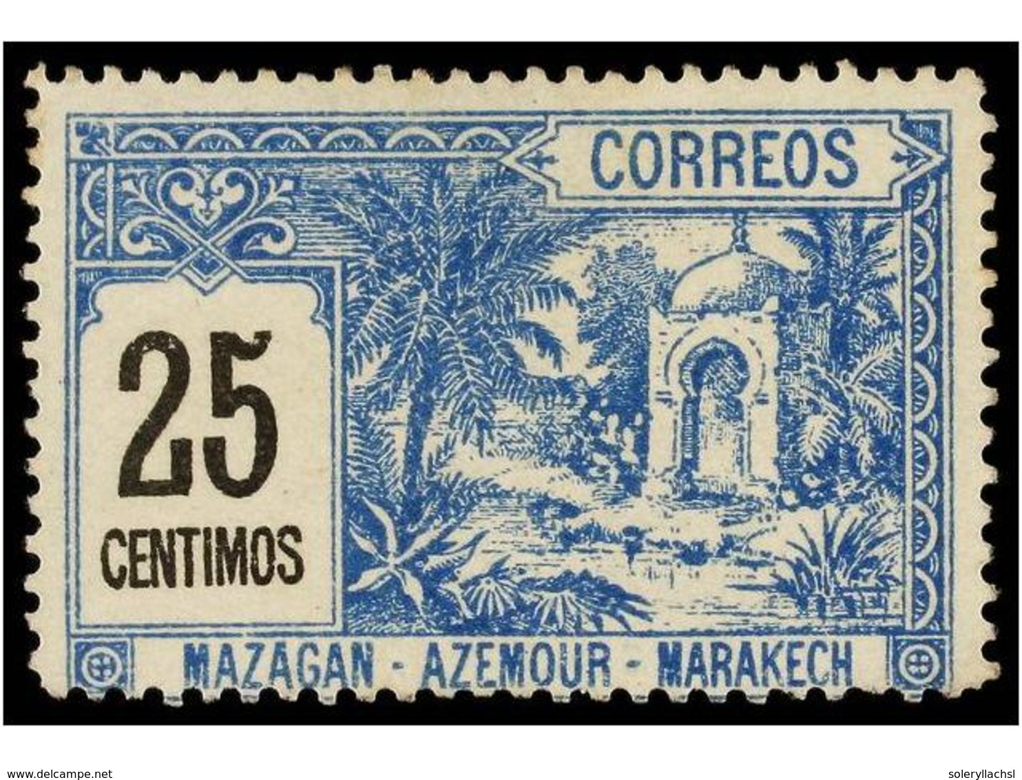 (*) MARRUECOS: CORREO LOCAL. Yv.37/43. 1897. SERIE COMPLETA, Dent. 13 1/2. MUY RARA. - Other & Unclassified