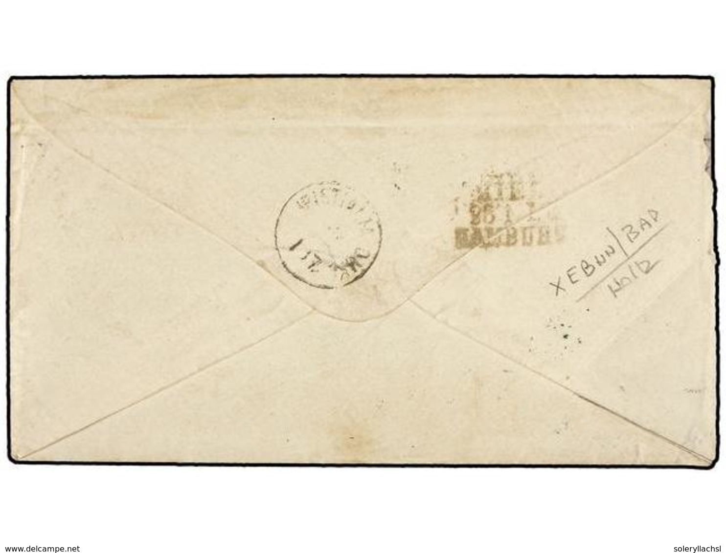 NORUEGA. Fa.12, 14, 15. 1872. SKIEN To U.S.A. Envelope With Full Contents Franked With 2 Sk. Orange, 4 Sk. Blue And 8 Sk - Otros & Sin Clasificación