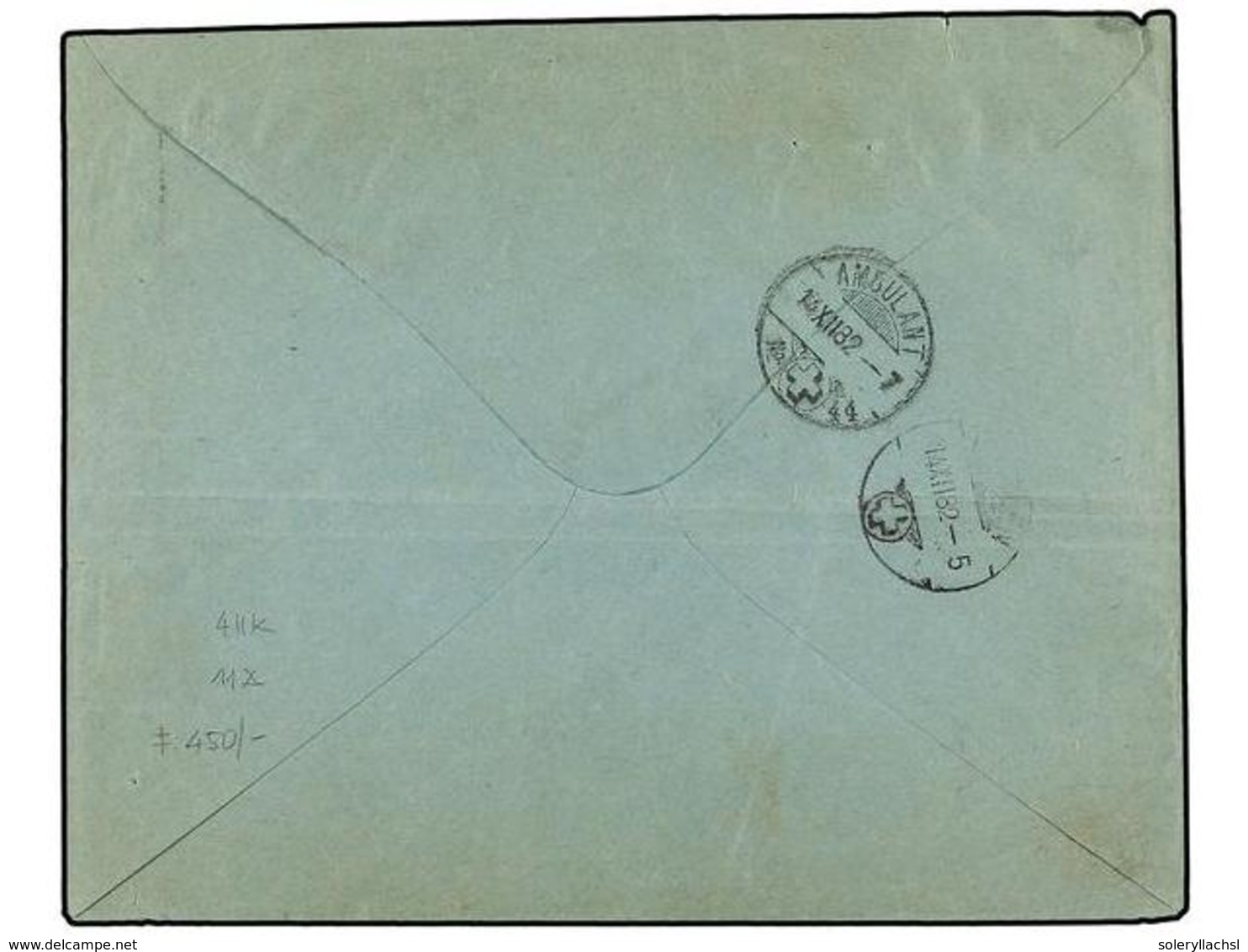 SUIZA. 1882. STRASBOURG (Germany) To WOHLEN. Cover Franked With 10 Pf. Rose German Stamp, Taxed On Arrival With 5 Rp. An - Sonstige & Ohne Zuordnung