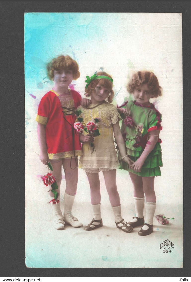 Fantasy / Fantaisie / Fantasie Kaart - Fillettes / Girls / Meisjes - 1923 - Groupes D'enfants & Familles