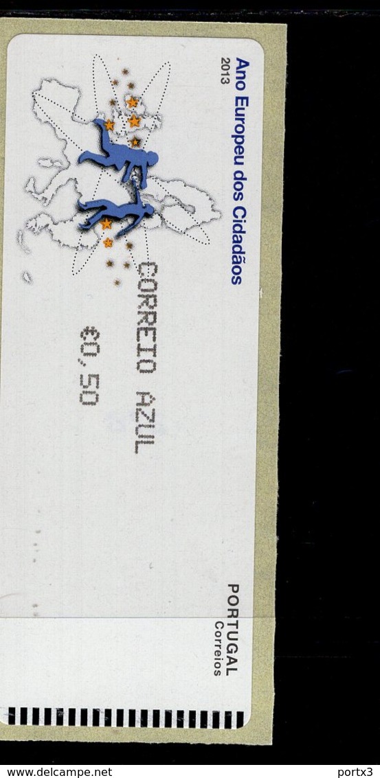 83 Jahr Der Bürger Correio Azul Werteindruck Engt  ** Postfrisch, MNH, Neuf (3) - Automatenmarken [ATM]