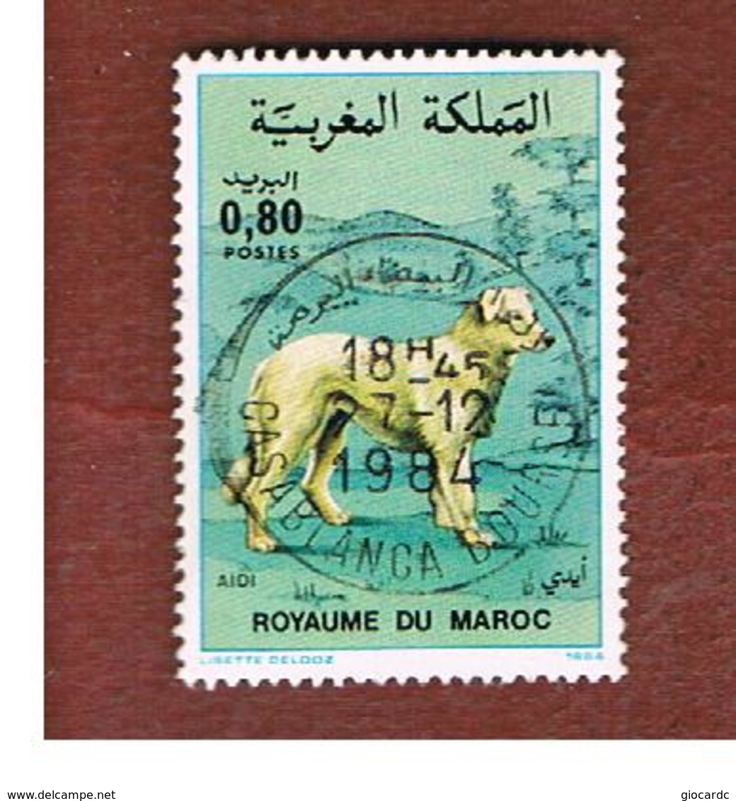 MAROCCO (MOROCCO)  -  SG 674    -   1984   DOGS: AIDI  - USED ° - Marokko (1956-...)