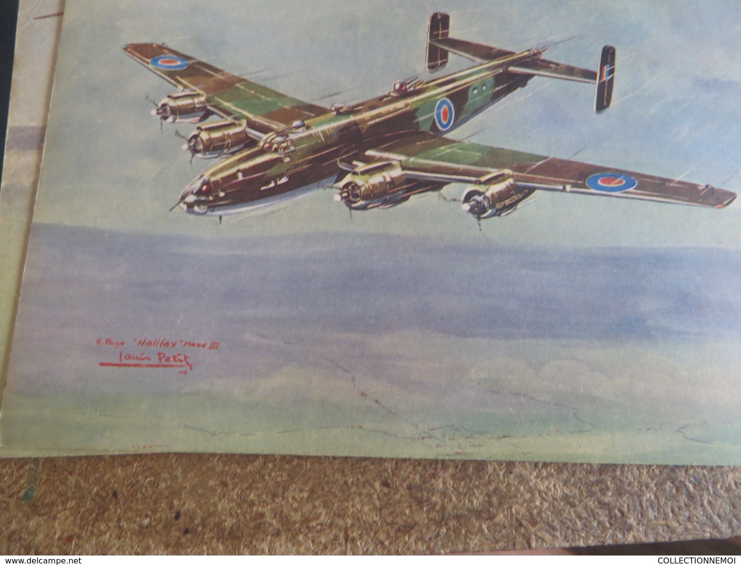 AVION , illustrateur LOUIS PETIT ,16 cartes d'avion divers ,tous scannées,aviations et militaria (( lot 298 ))