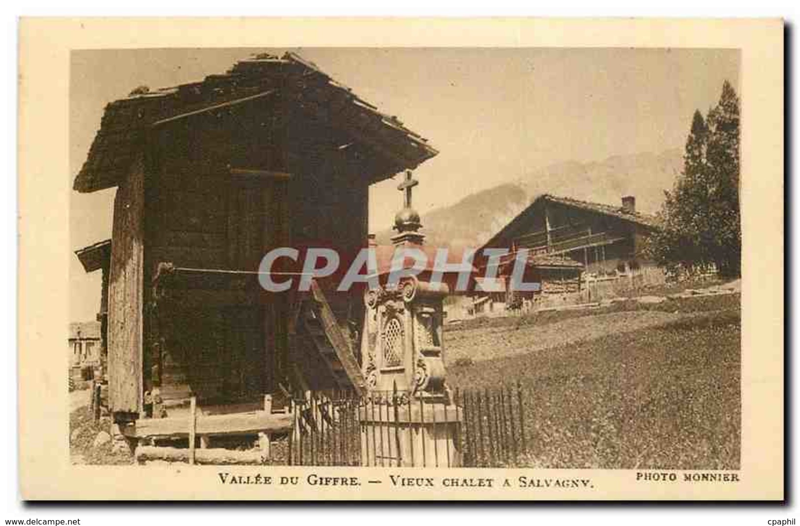 CPA Vallee Du Giffre Vieux Chalet A Salvagny - Sixt-Fer-à-Cheval