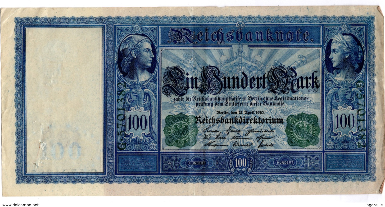 Allemagne 100 Mark 1910 "vert" - 100 Mark