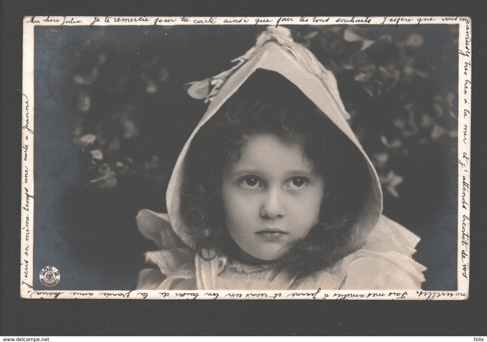Fantasy / Fantaisie / Fantasie Kaart - Girl / Fille / Meisje - Portret / Portrait - 1904 - Photo Card - Portraits
