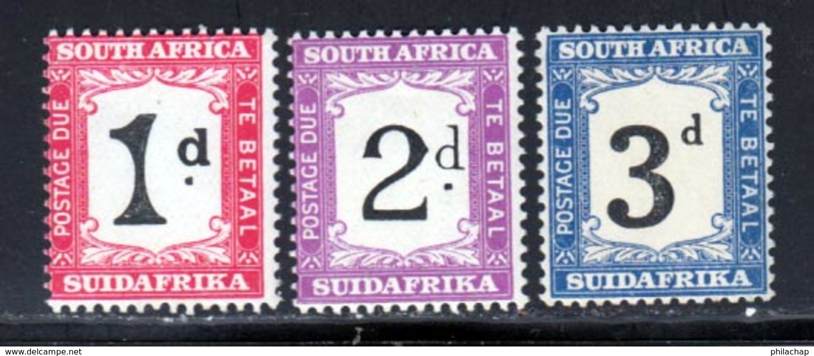 Afrique Du Sud Taxe 1927 Yvert 18 / 20 ** TB - Postage Due