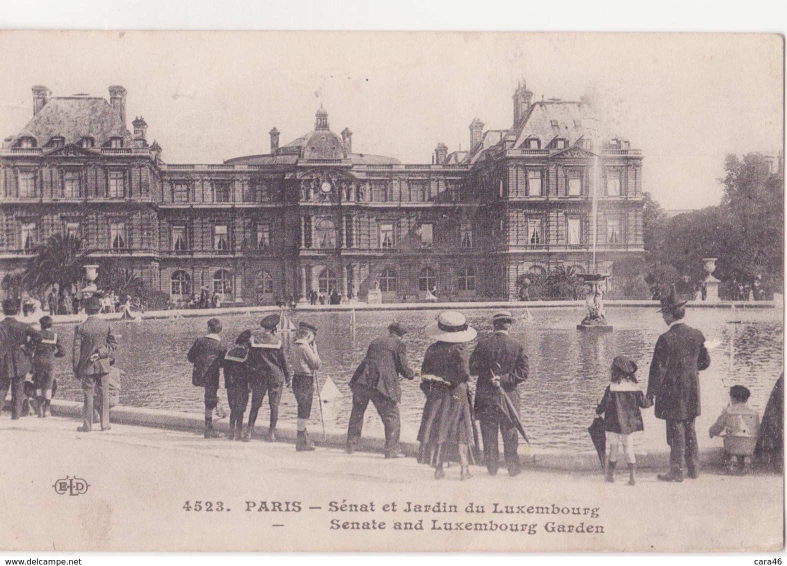 CPA - PARIS - 4523.sénat Du Jardin Du Luxembourg - Parcs, Jardins