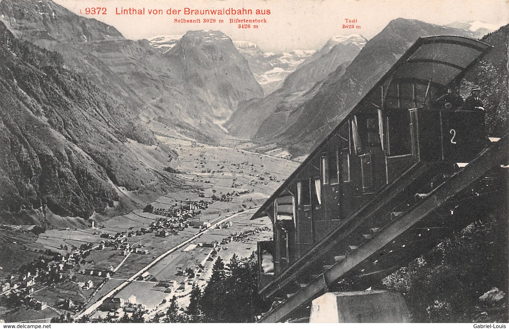 Linthal Von Der Brauwaldbahn Aus - Linthal