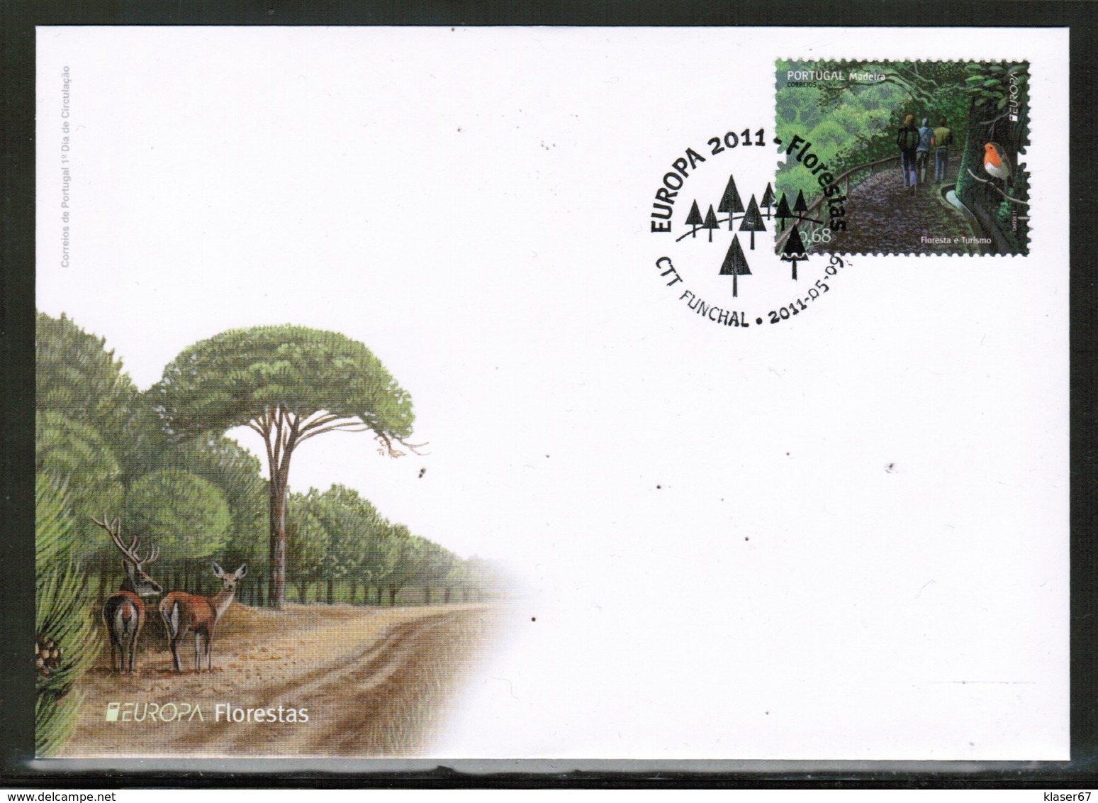 CEPT 2011 MADEIRA MI 308 FDC - 2011