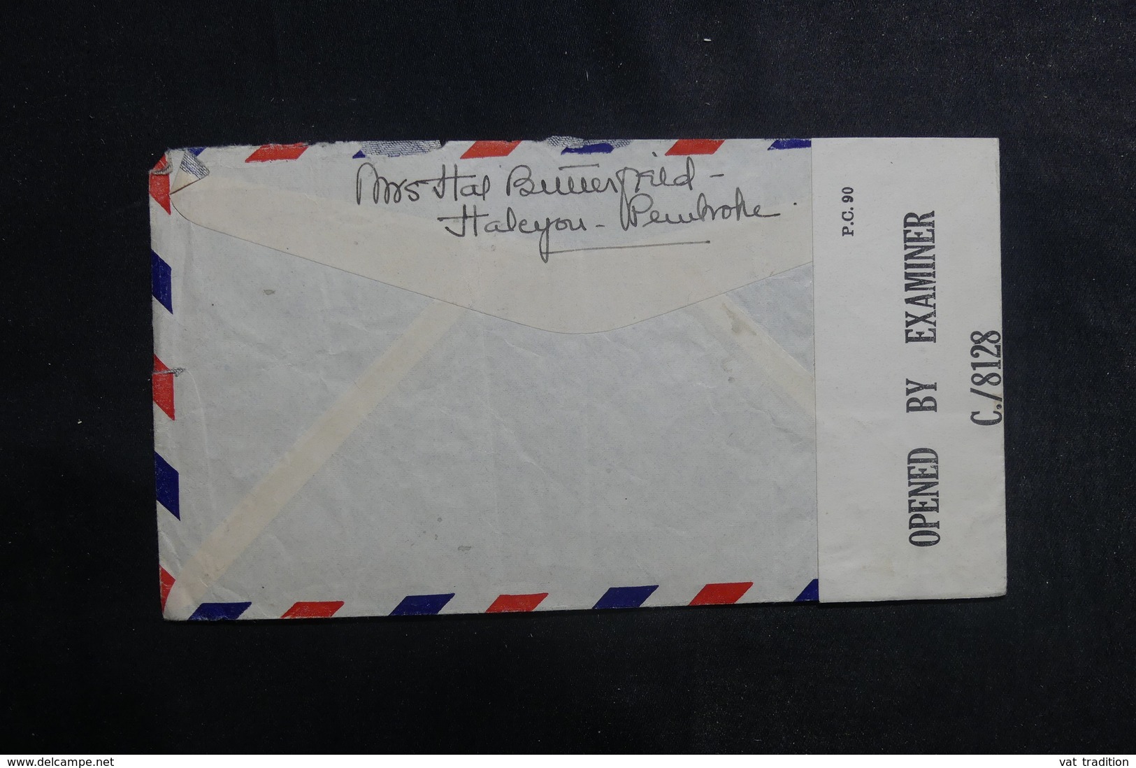 BERMUDES - Enveloppe Pour Le Canada En 1943 Avec Contrôle Postal, Affranchissement Plaisant - L 39985 - Bermudes