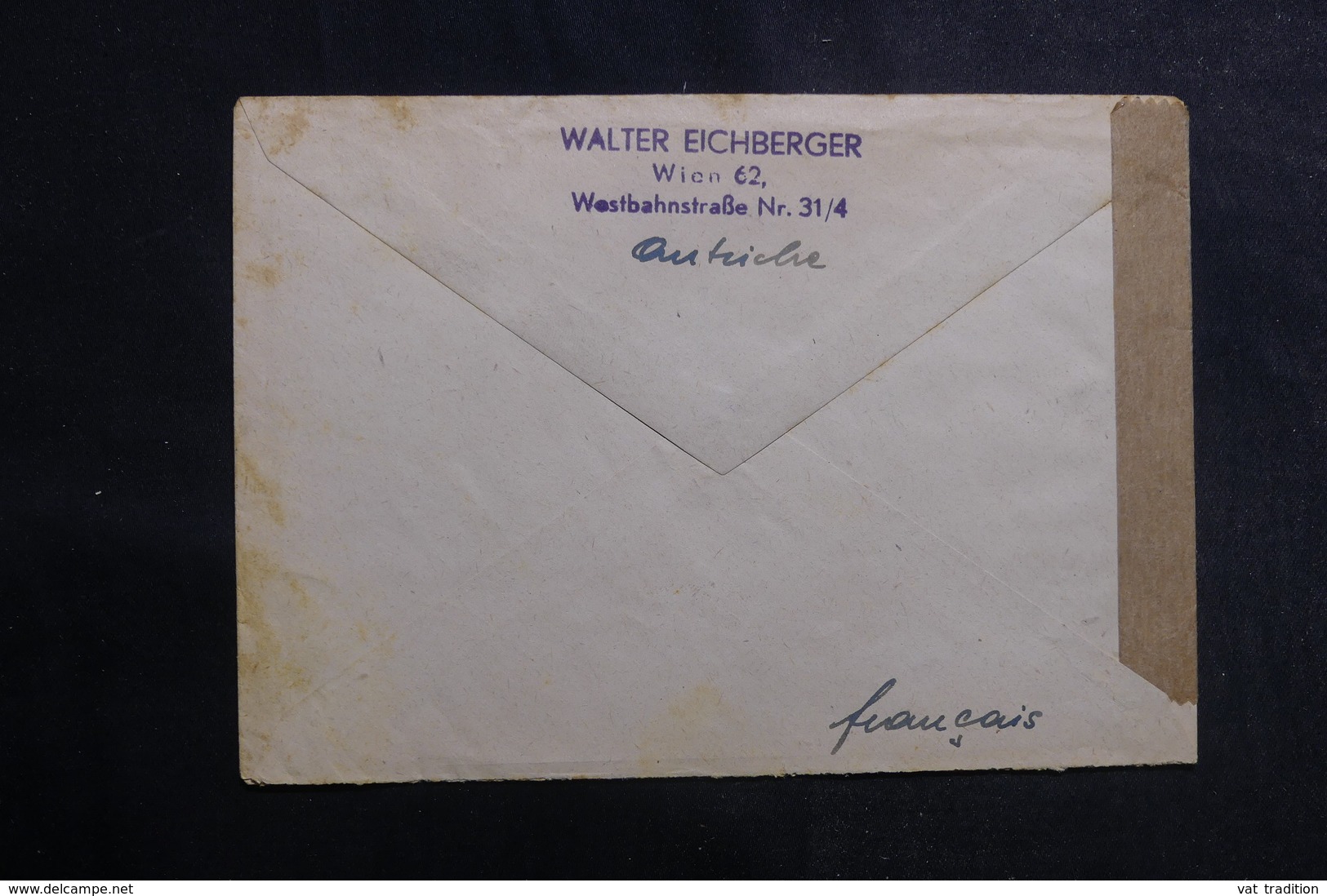 AUTRICHE - Enveloppe De Wien En Recommandé Pour La Belgique En 1947 Avec Contrôle Postal - L 39990 - Briefe U. Dokumente