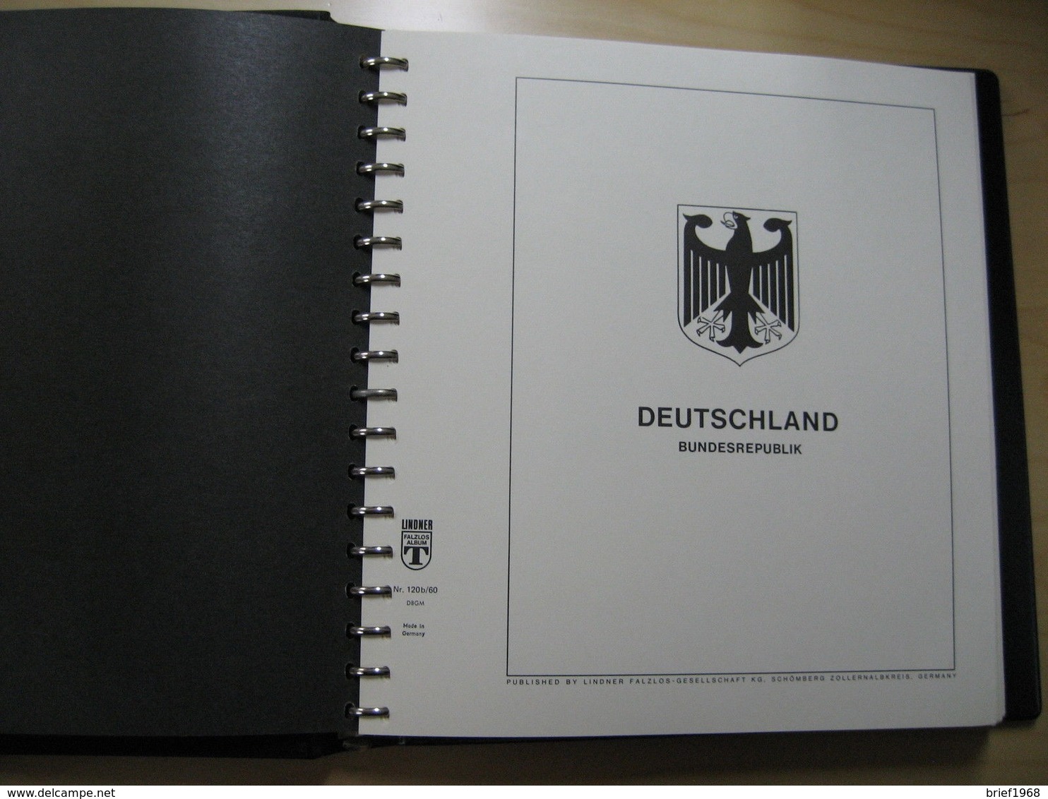 Bund Lindner T 1970-1980 In Binder + Schuber (2900) - Binders With Pages